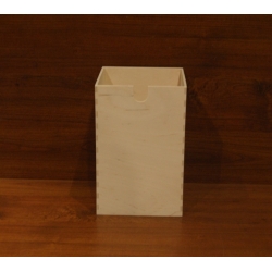 Szufladka np.na CD 14,4x14,4x2,4cm / pojemnik wysoki sklejka